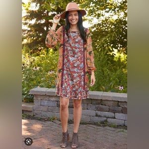 NWT Matilda Jane Lovely Menagerie Dress Size Large